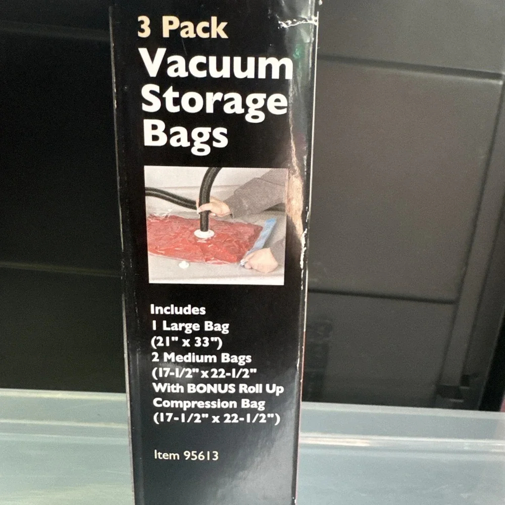 3 Store House Vacuum Storage Bags Roll-up Compression Bag Air Water Tight Nylon